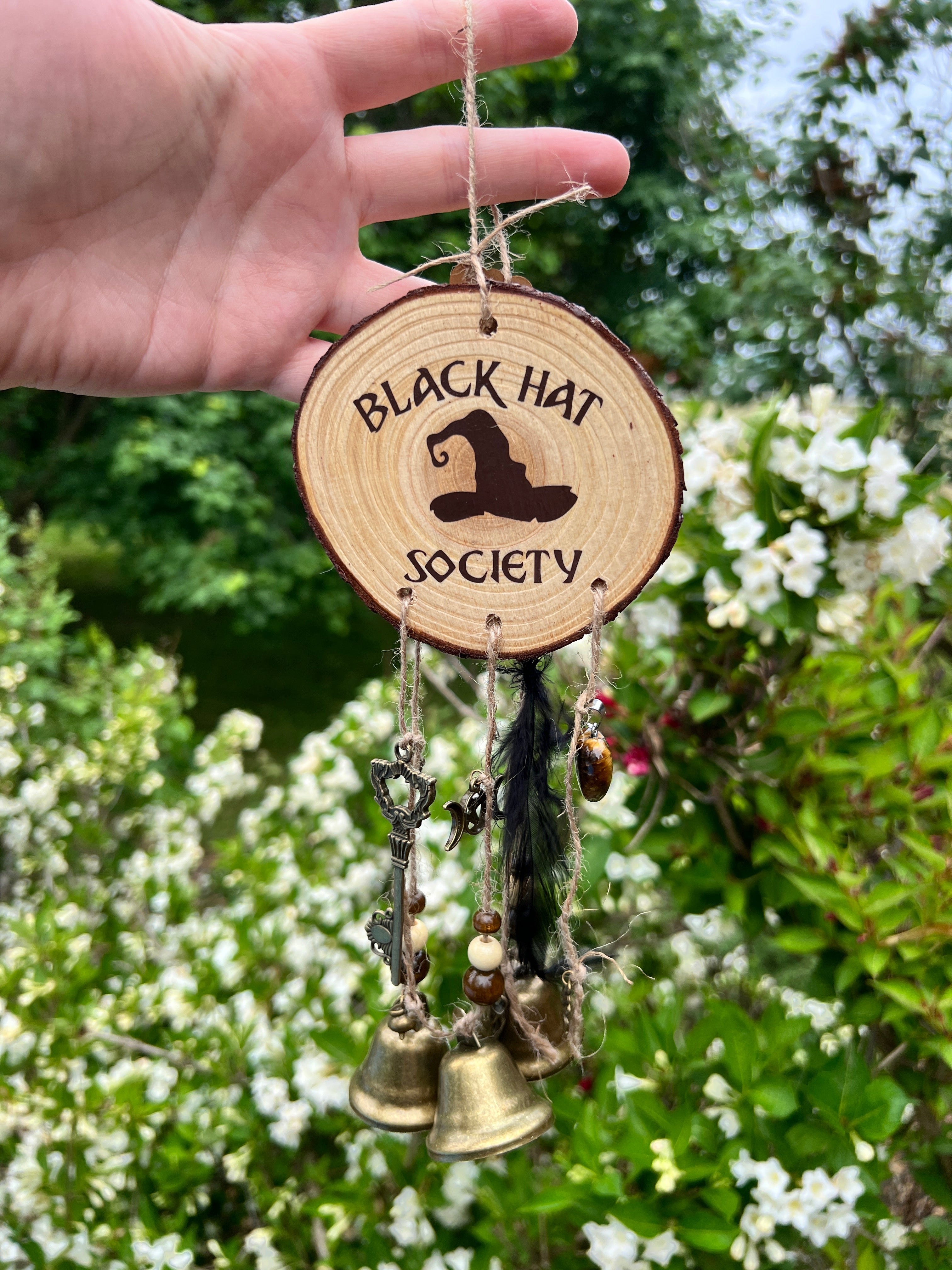 Handmade Witches Bells- Black Hat Society